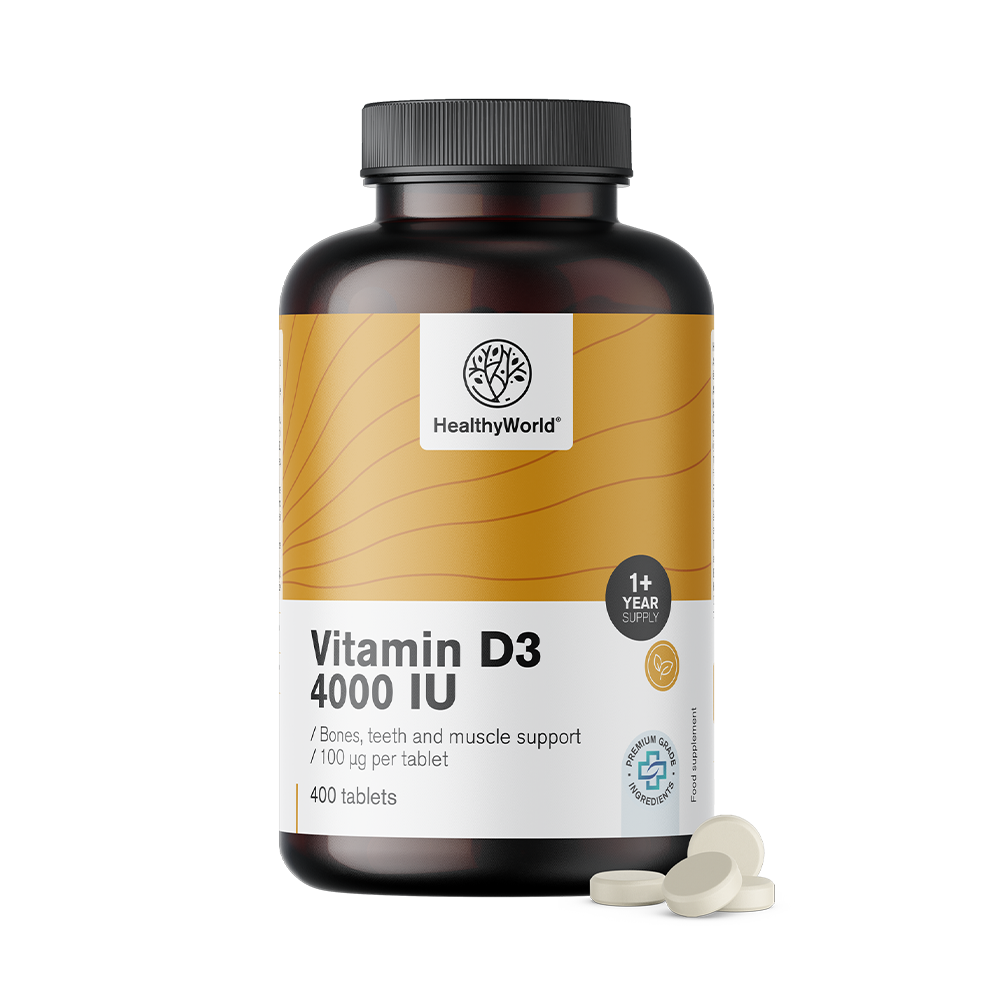 Vitamín D3 4000 tj. vo veľkom balení XL