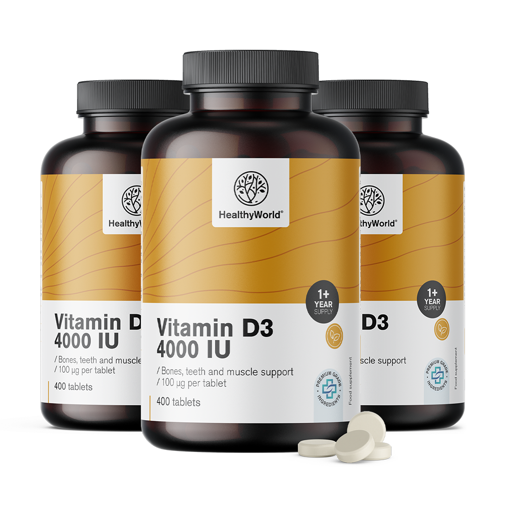 Vitamín D3 4000 tj. vo veľkom balení XL