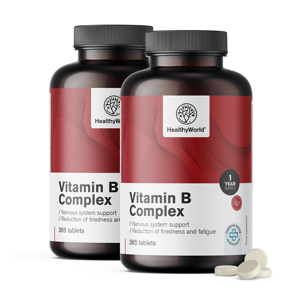 Vitamínový komplex skupiny B obsahujúci všetky vitamíny B.