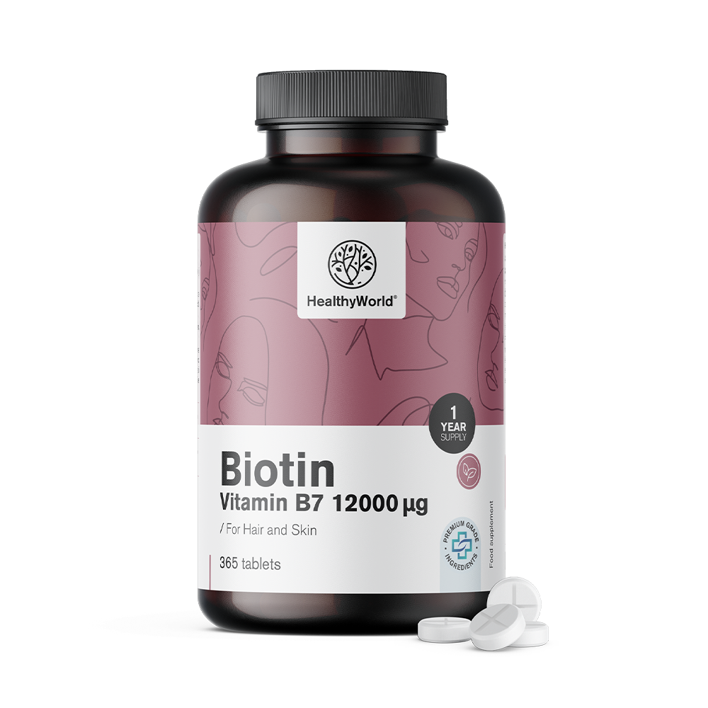 Biotin 12000 µg vo forme tabliet