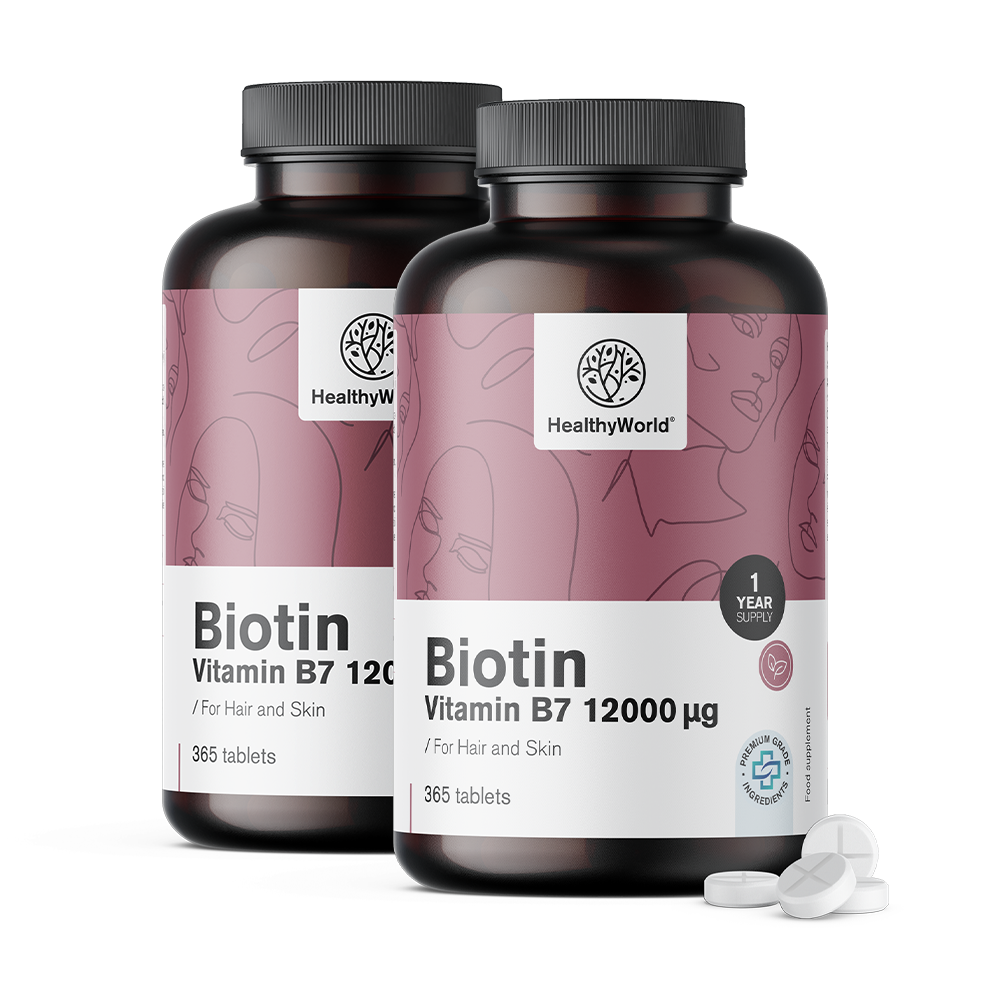 Biotin 12000 µg vo forme tabliet