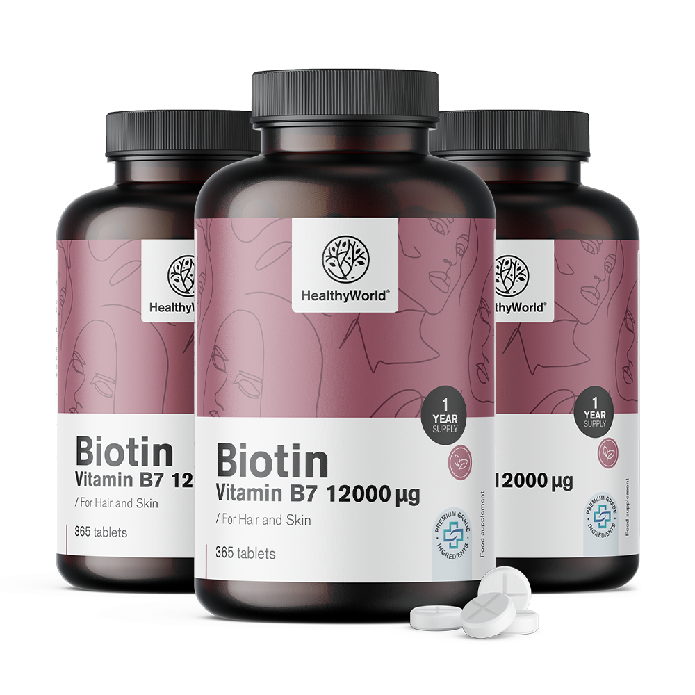 Biotin 12000 µg vo forme tabliet