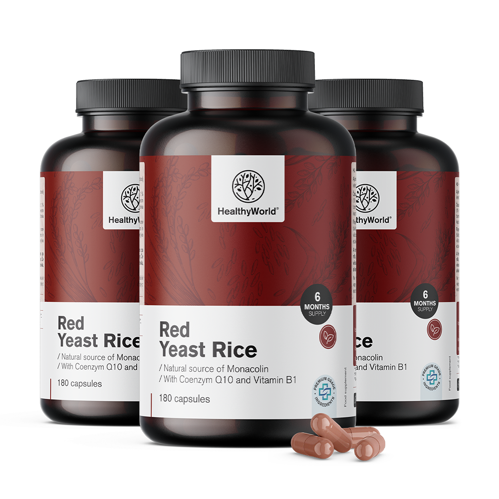 Červený kvasnicový ryž 250 mg v kapsulách