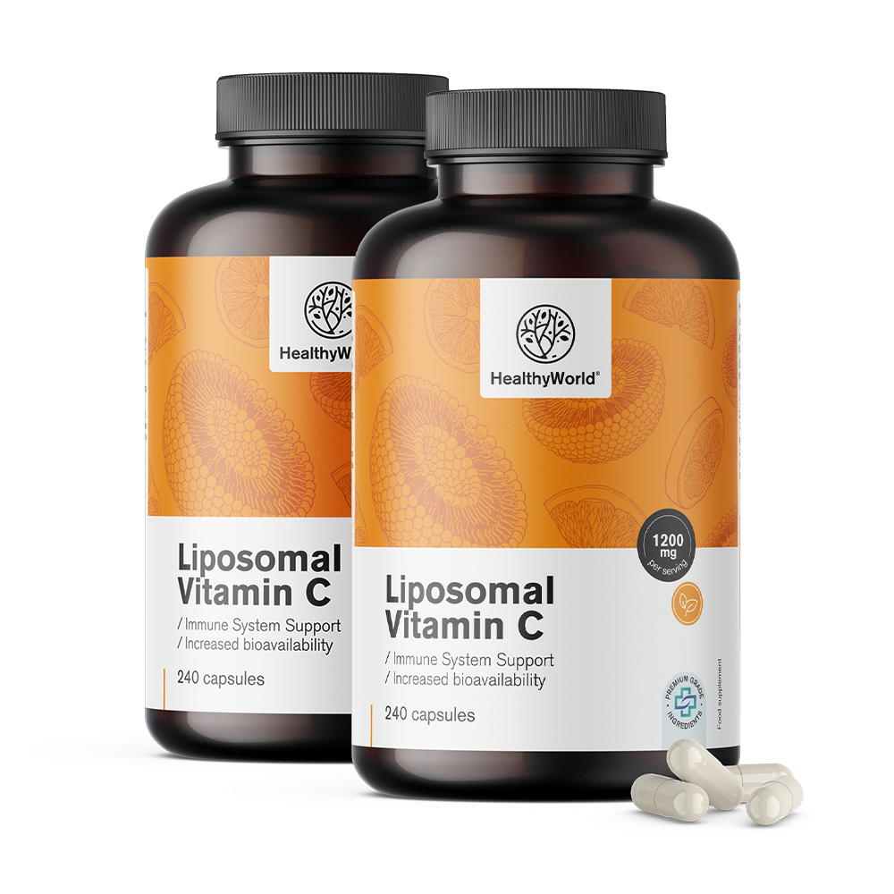 Lipozomálny vitamín C 1200 mg s extraktom ruže.