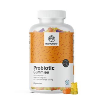 Probiotic – gumíky s mikrobiologickými kultúrami, 90 gumíkov