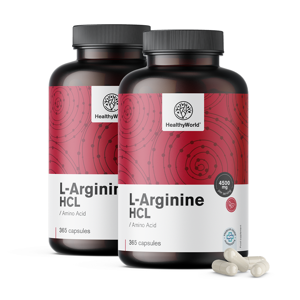 L-arginín 4500 mg vo forme kapsúl