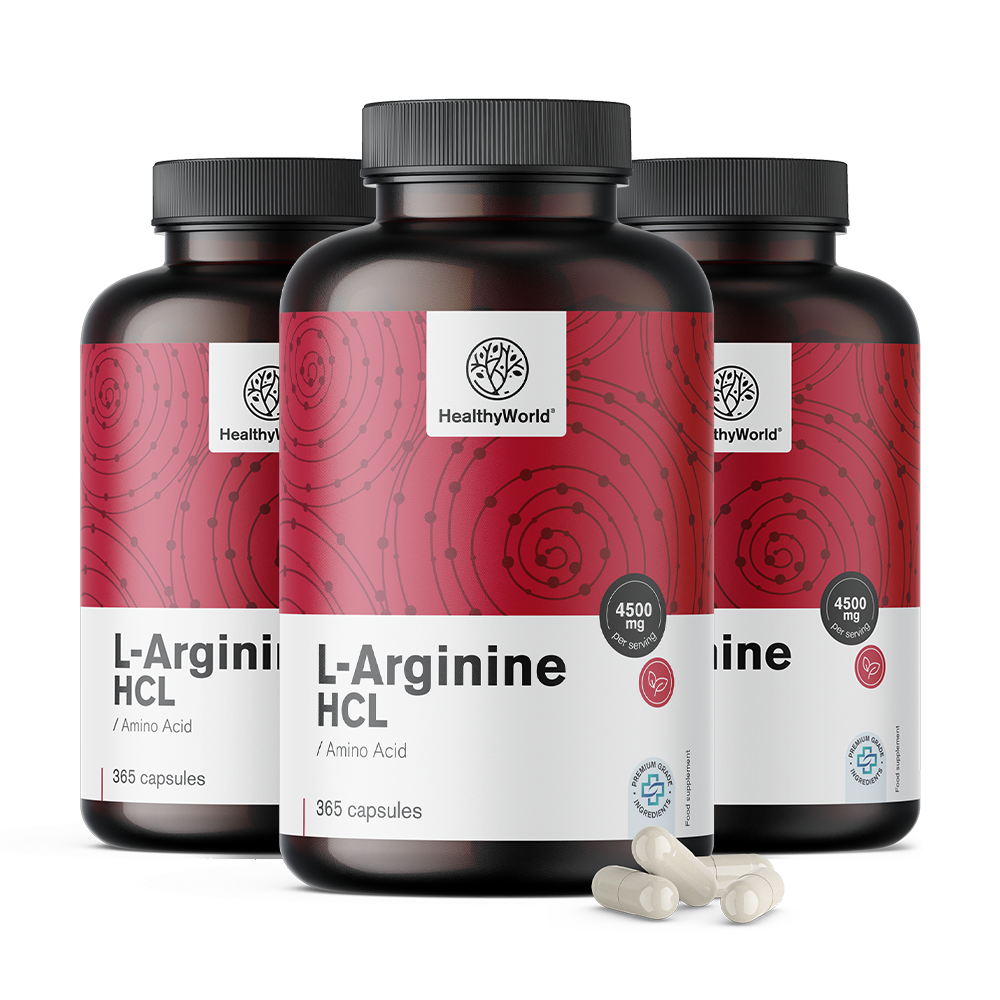 L-arginín 4500 mg vo forme kapsúl