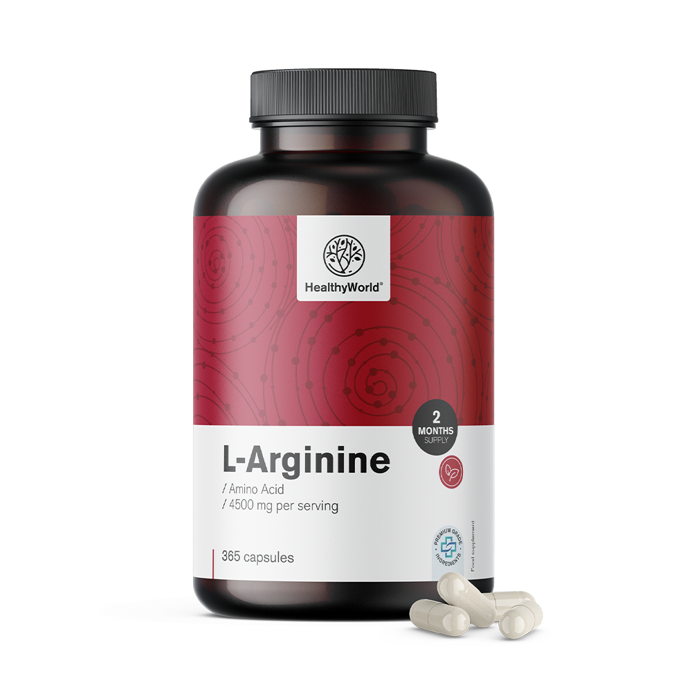 L-arginín 4500 mg vo forme kapsúl