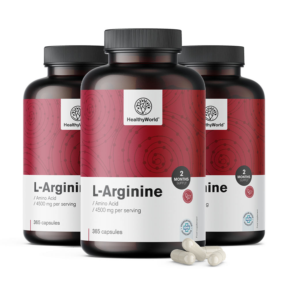 L-arginín 4500 mg vo forme kapsúl