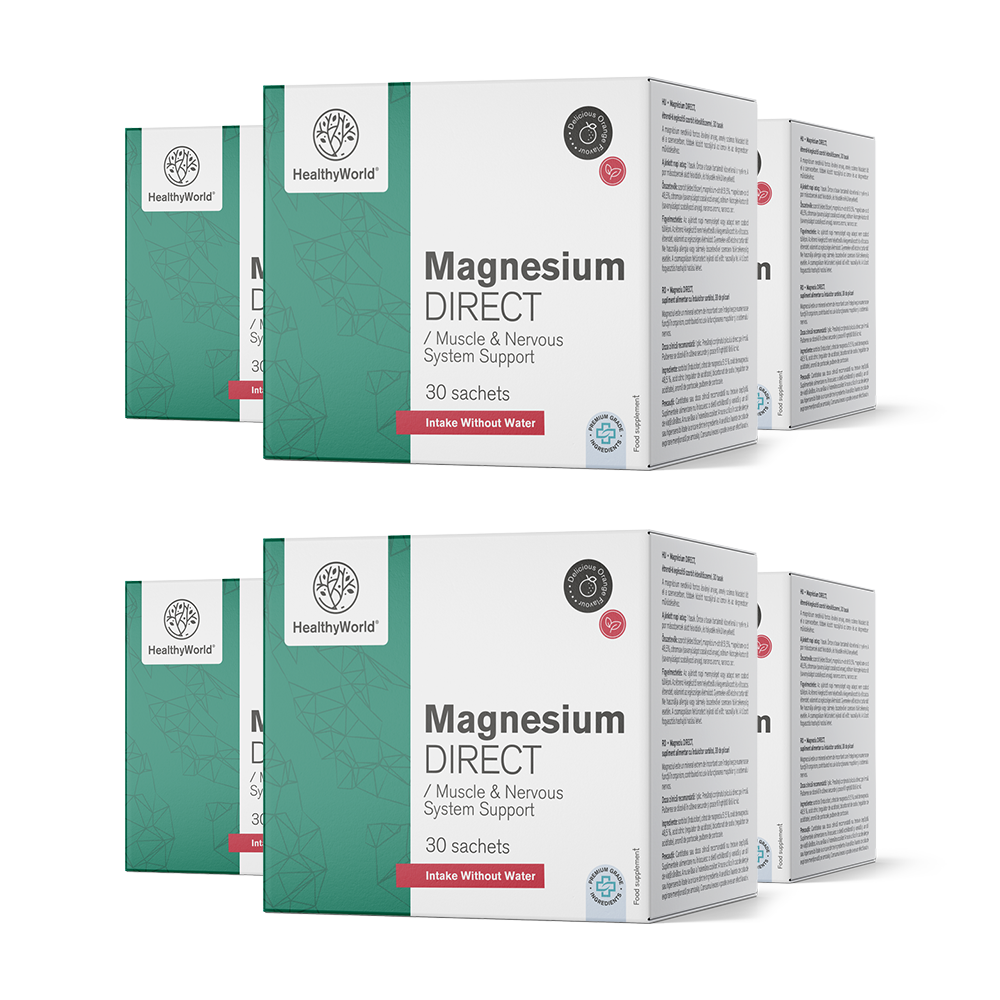 Magnezium DIRECT 400 mg s príchuťou pomaranča