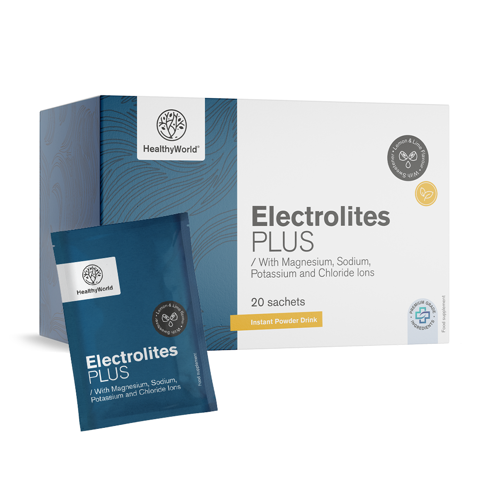 Elektrolyty - prášok na prípravu nápoja vo vreckách