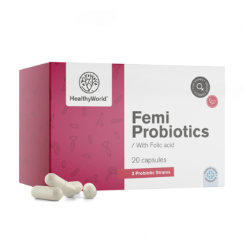 Femi Probiotics – pre ženy, 20 kapsúl