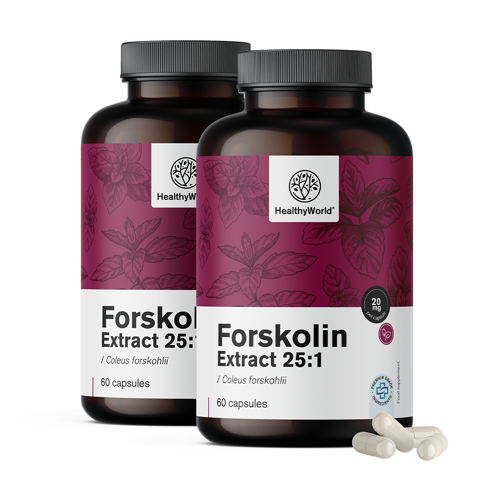 Forskolin - z extraktu indického kopriva 20 mg