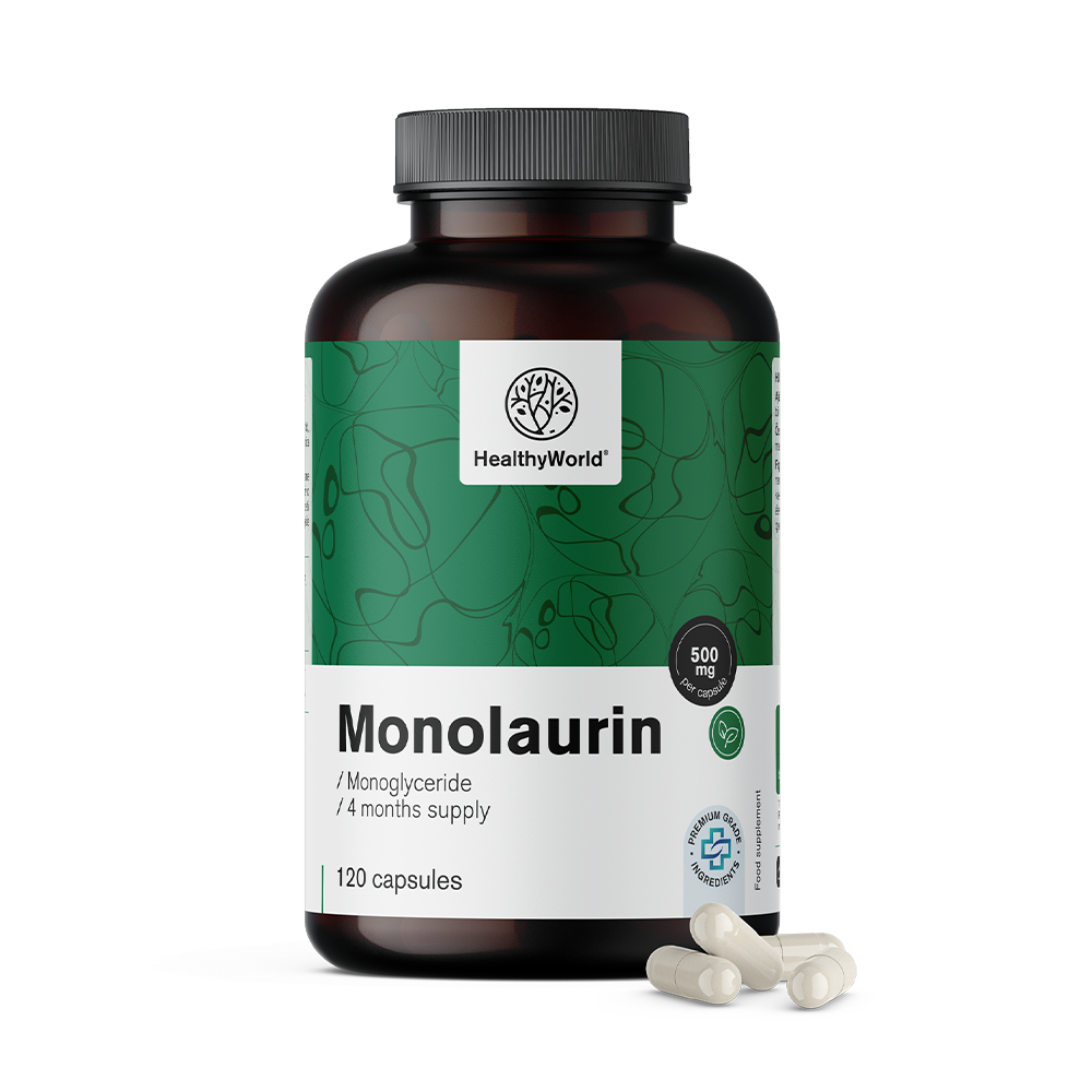 Monolaurín 500 mg vo forme kapsúl