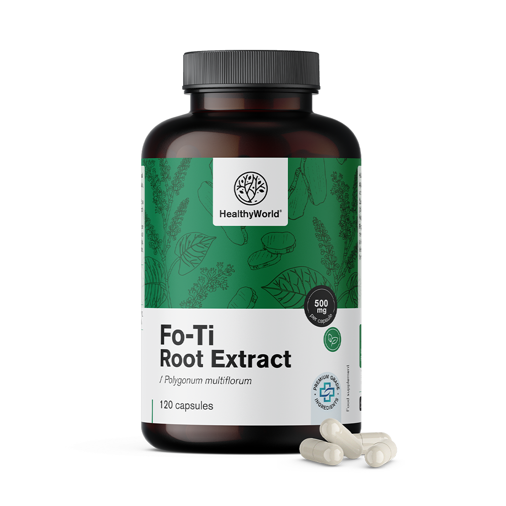 Fo-Ti (He Shou Wu) 500 mg - extrakt 10:1Fo-Ti (He Shou Wu) 500 mg - extrakt 10:1