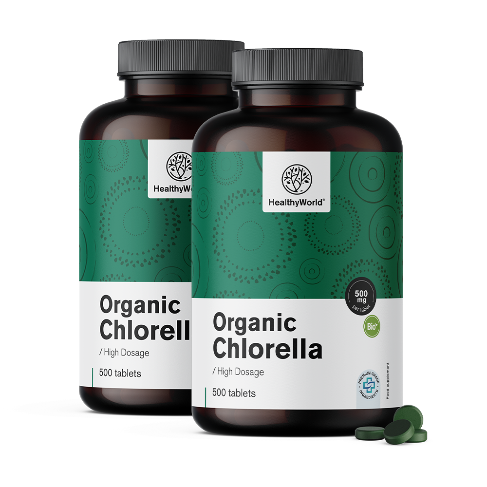 BIO Chlorella 500 mg. - BIO Chlorella 500 mg.