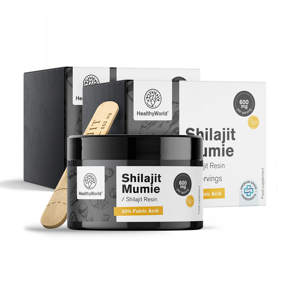 Shilajit Mumie 600 mg – živica