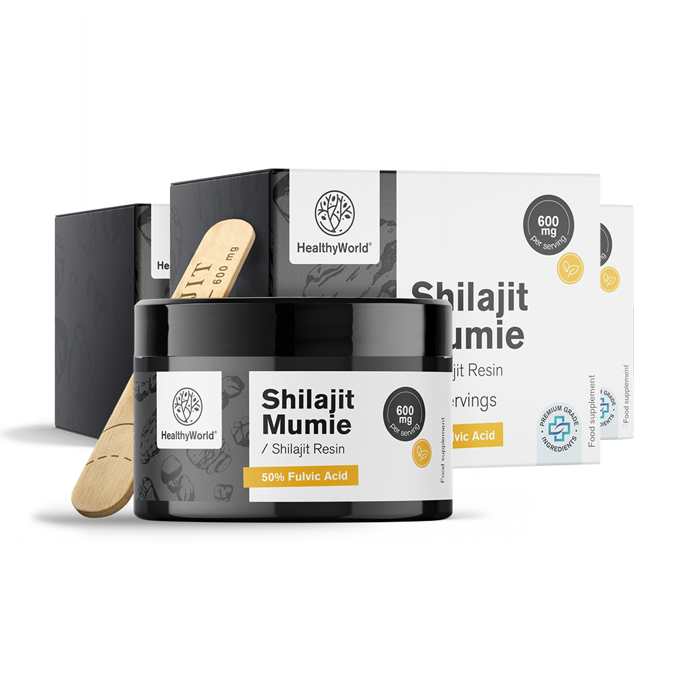 Shilajit Mumie 600 mg – živica